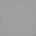 Black Fine Yarn Dyed Cotton Stripe