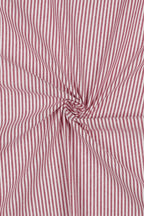 Berry Fine Yarn Dyed Cotton Stripe