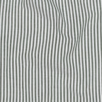 Dark Green Fine Yarn Dyed Cotton Stripe
