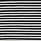 Black & White Striped Cotton Jersey