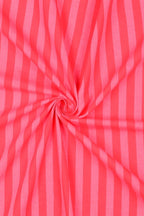 Pink Yarn Dyed Cotton Stripe