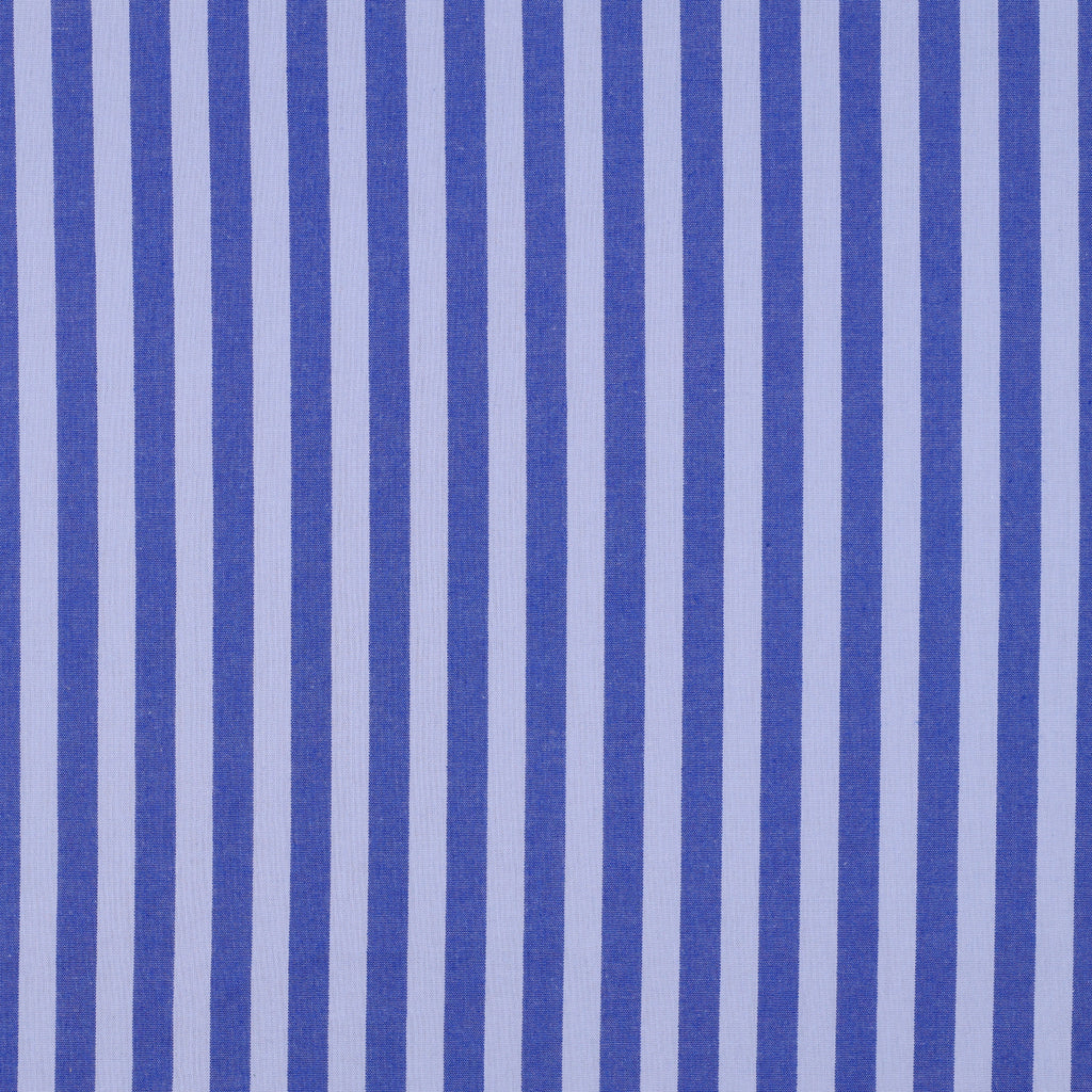 Blue Yarn Dyed Cotton Stripe