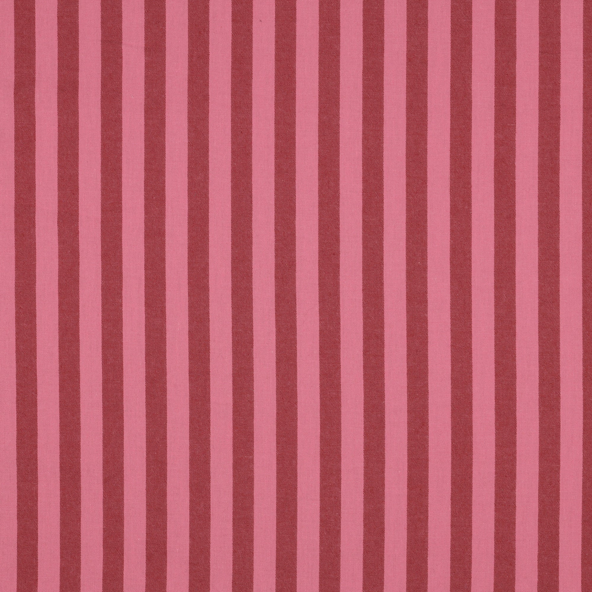 Pink & Mauve Yarn Dyed Cotton Stripe