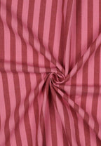 Pink & Mauve Yarn Dyed Cotton Stripe