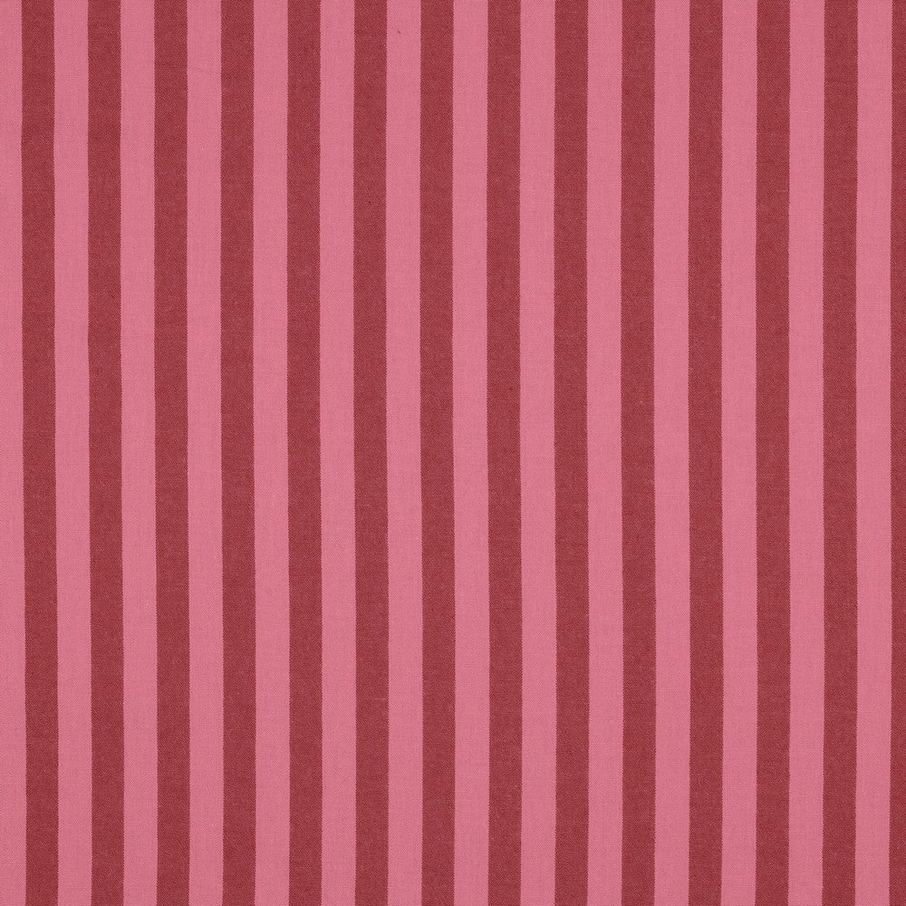 Pink & Mauve Yarn Dyed Cotton Stripe