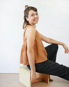 Peplum Split Tank