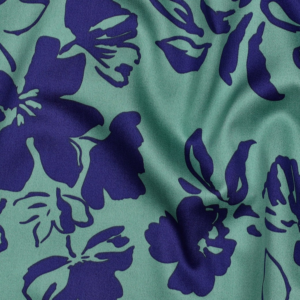 Cotton Satin | Sage Flowers