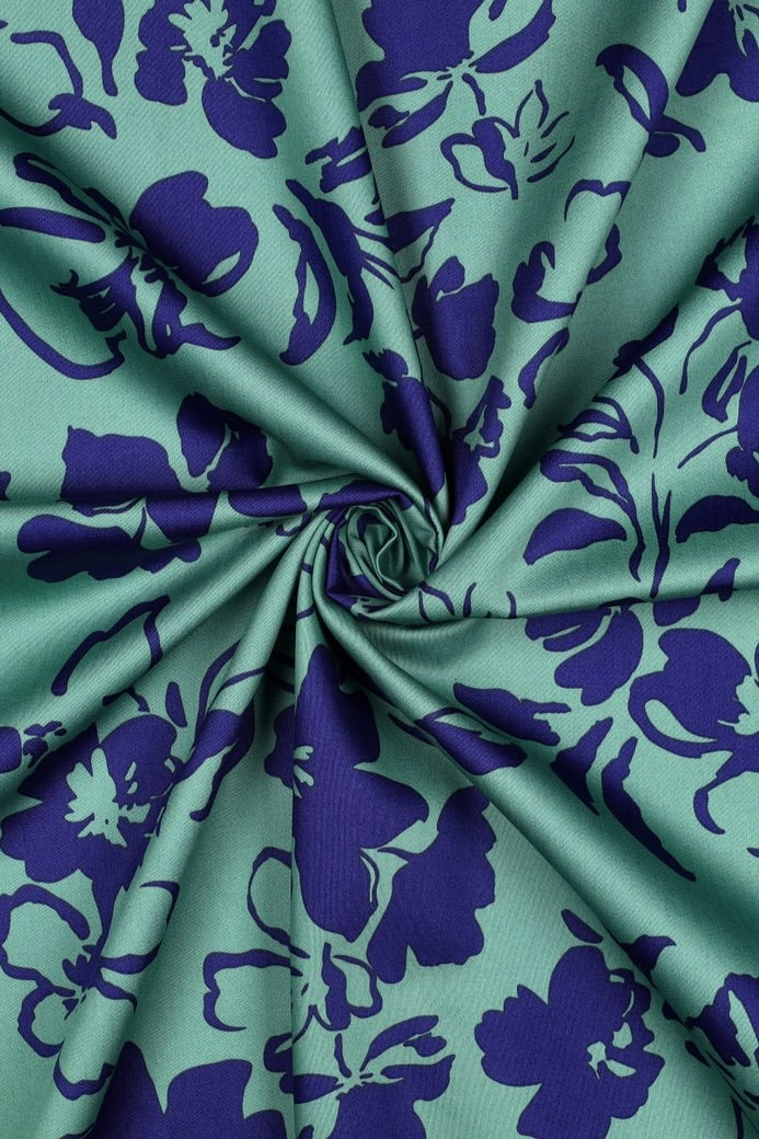 Cotton Satin | Sage Flowers