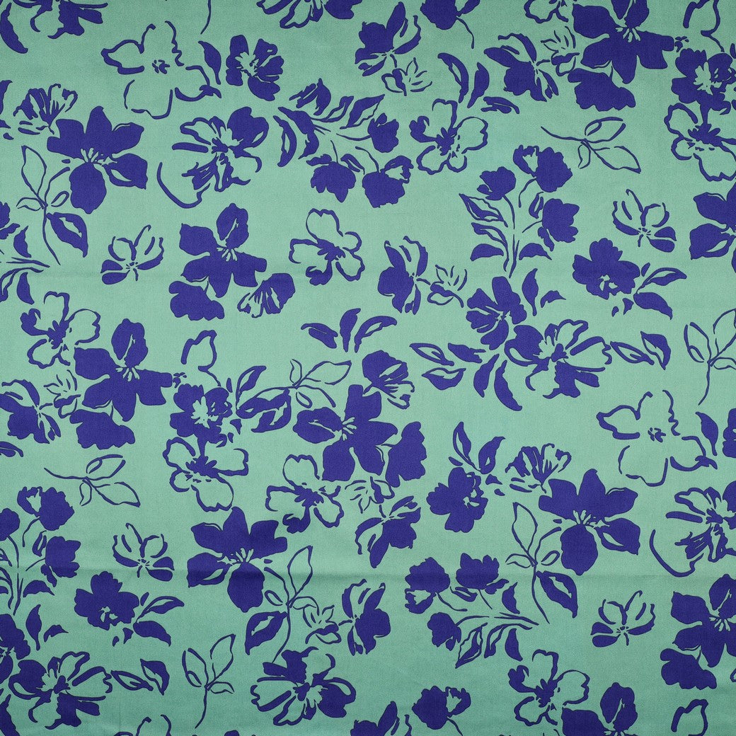 Cotton Satin | Sage Flowers