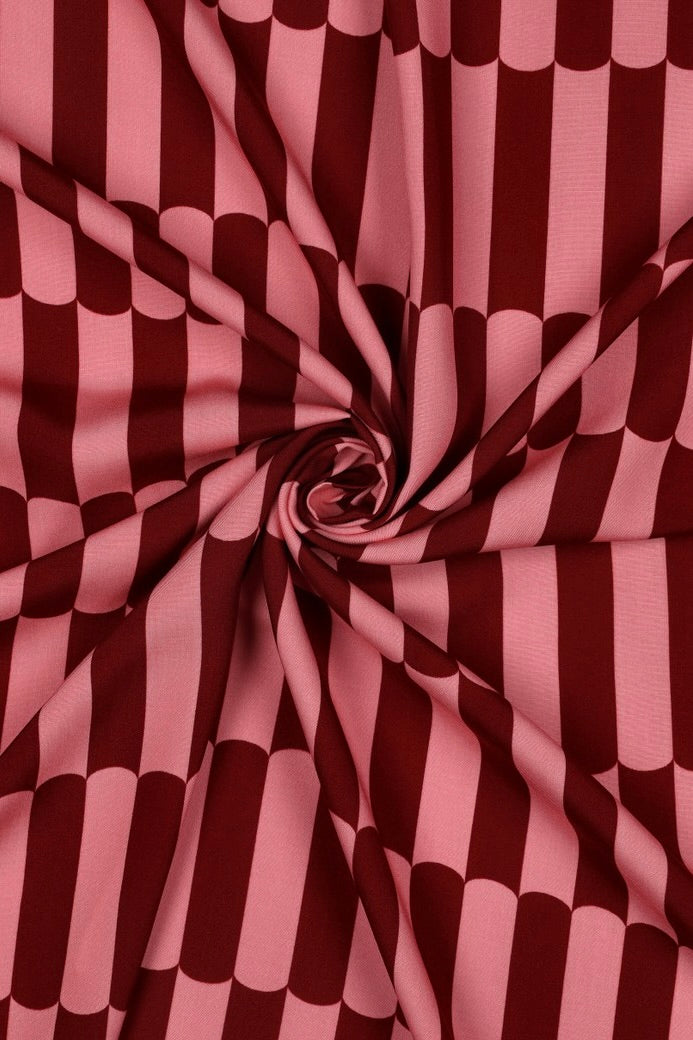 Ecovero Viscose Stripe