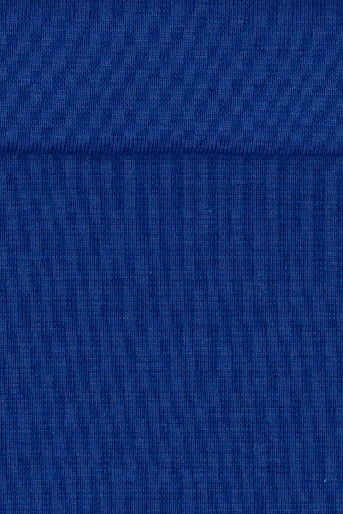 Cobalt Organic Cotton Rib