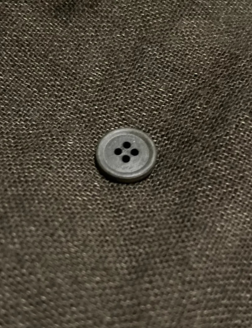Black Cotton Button | 15mm