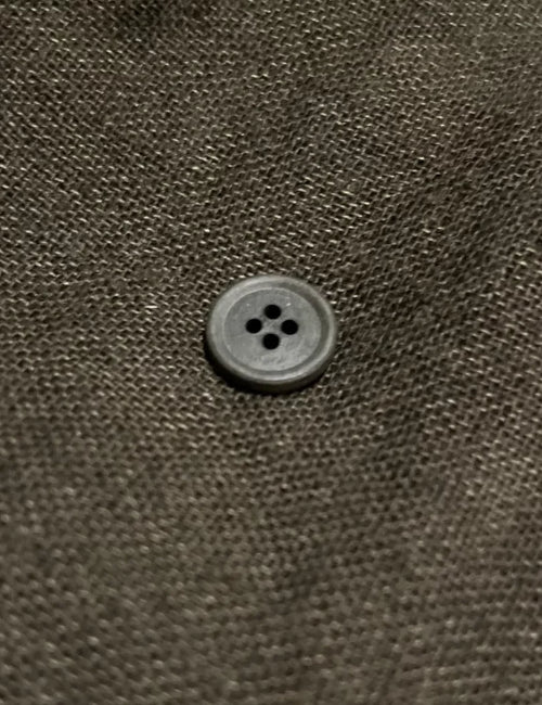 Black Cotton Button | 15mm