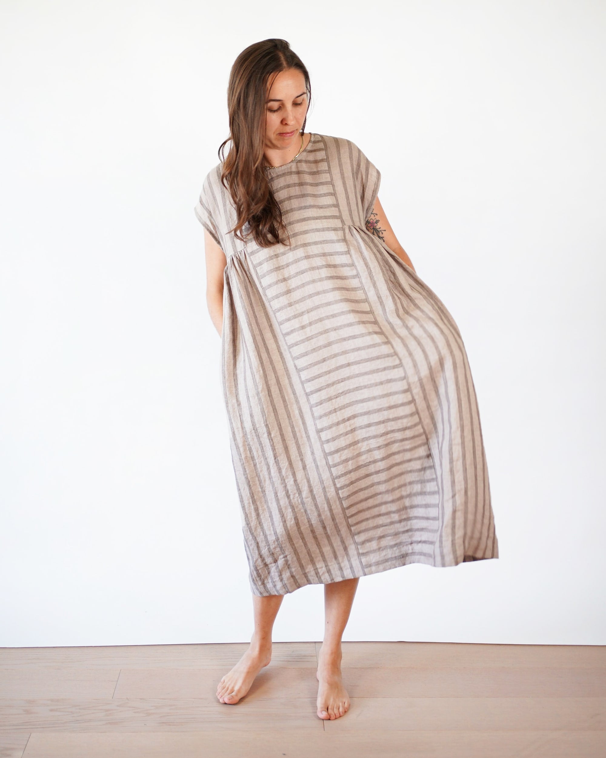 Collage Gather Dress