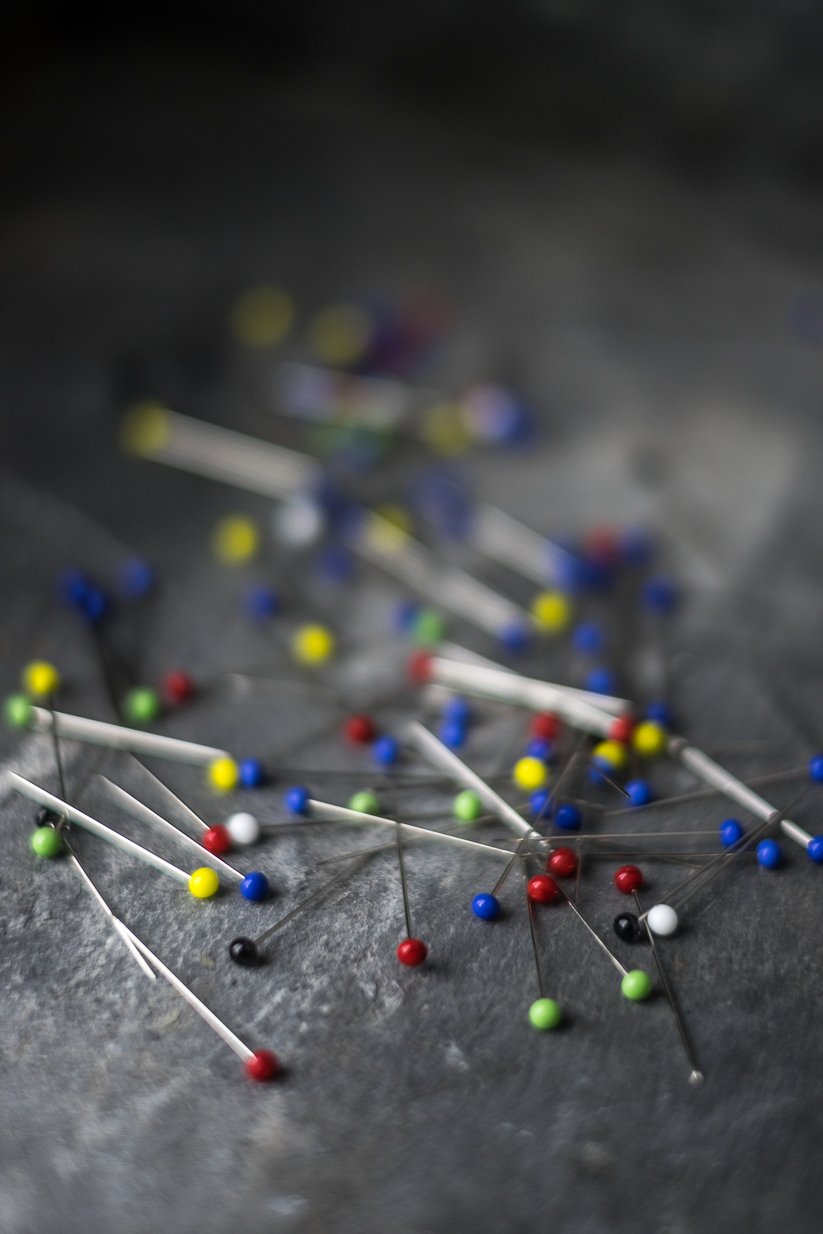 Glass Head Pins