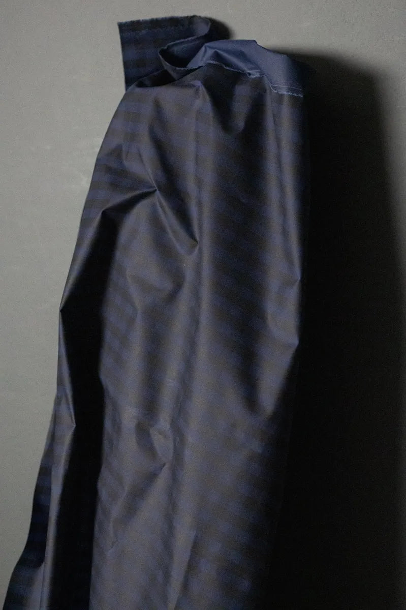 Deep Ocean Gingham Oilskin by Merchant & Mills