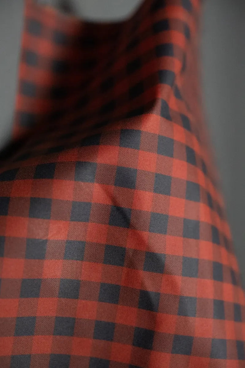 Founding Red Gingham Oilskin by Merchant & Mills