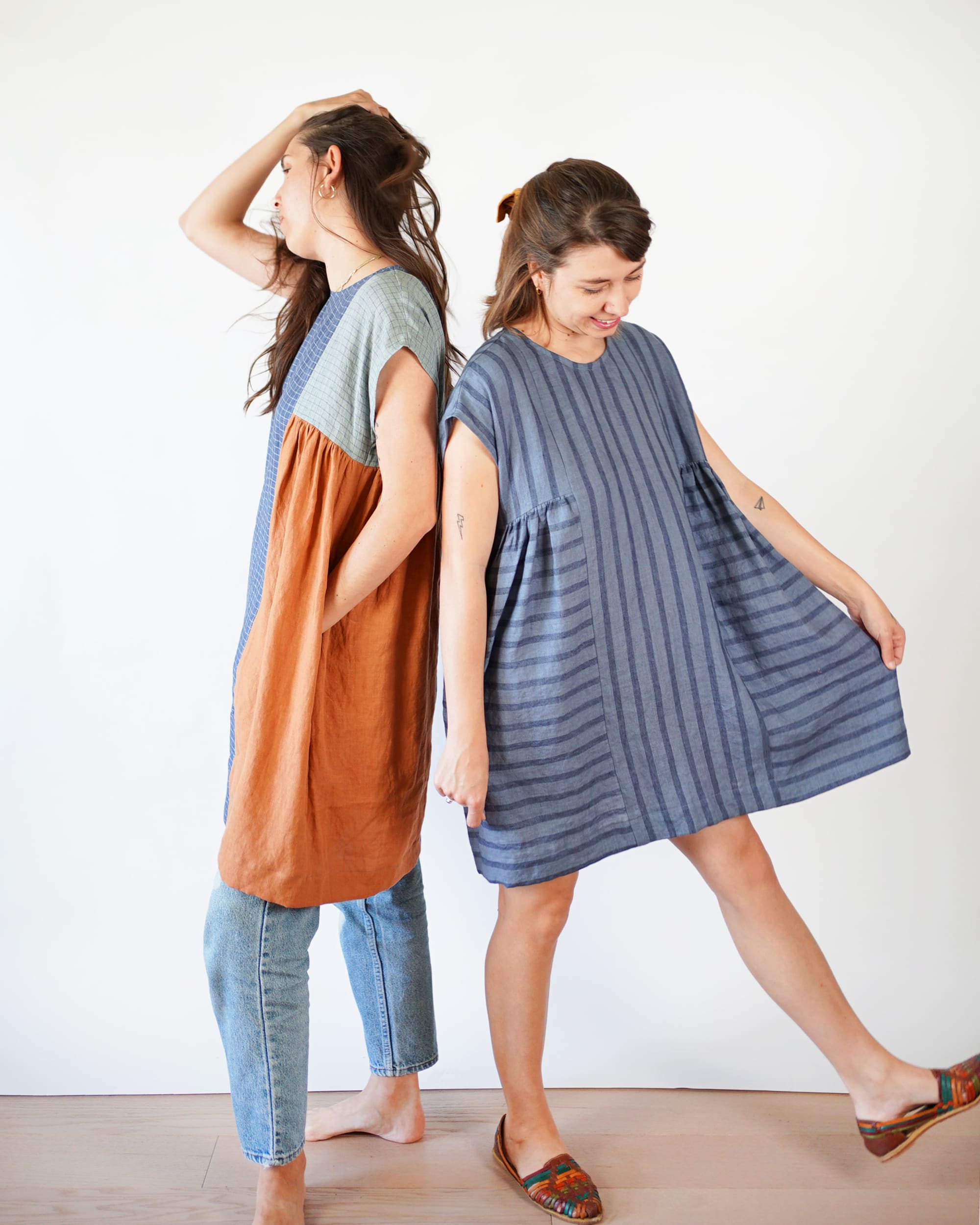 Collage Gather Dress