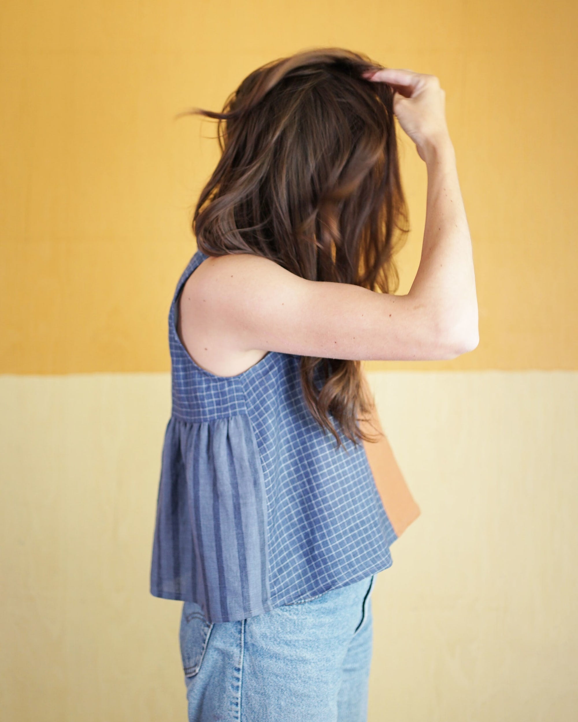 Peplum Split Tank