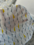 Retro Geo Crinkle Cotton