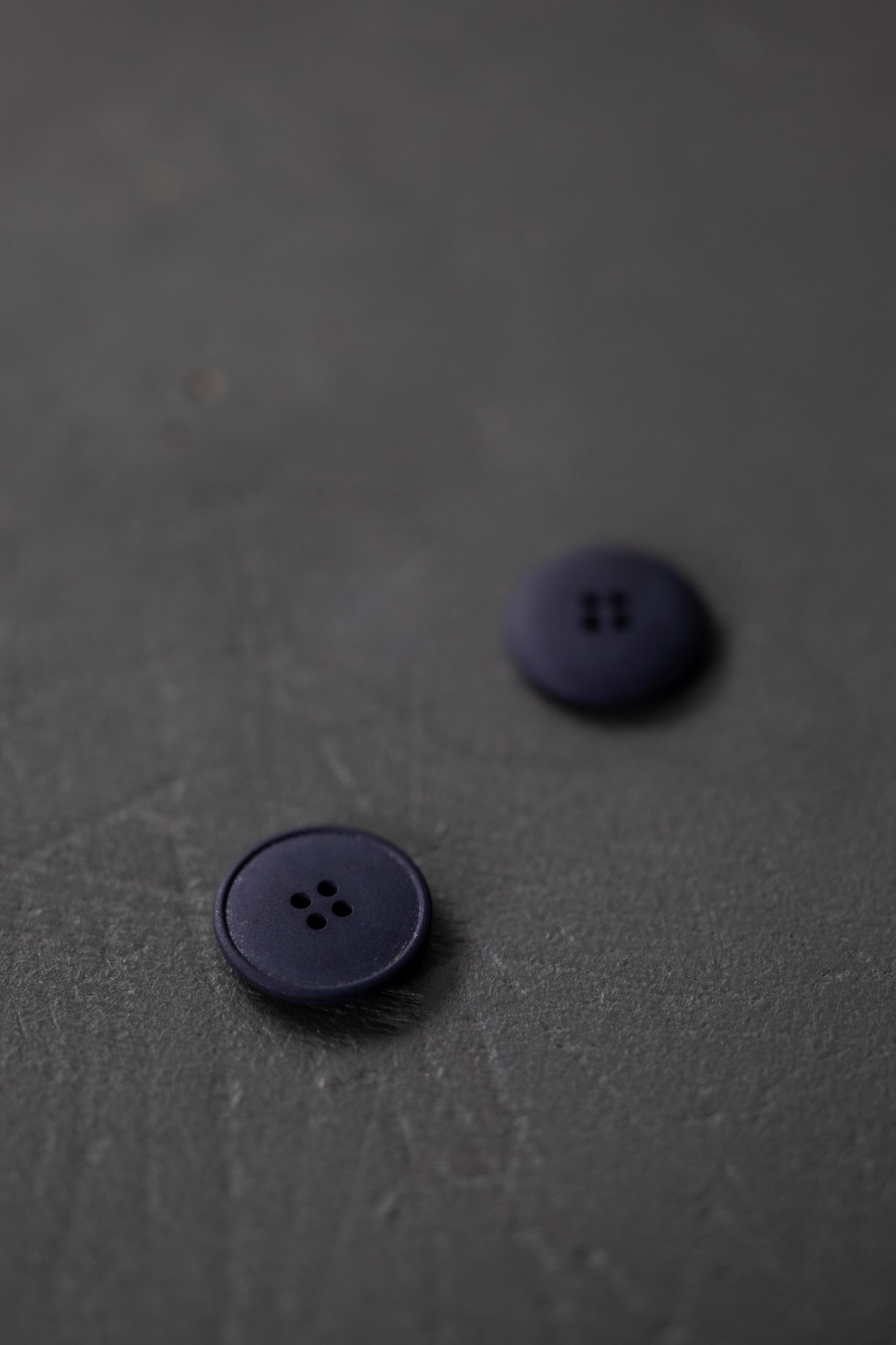 French Blue Hemp Button | 20mm