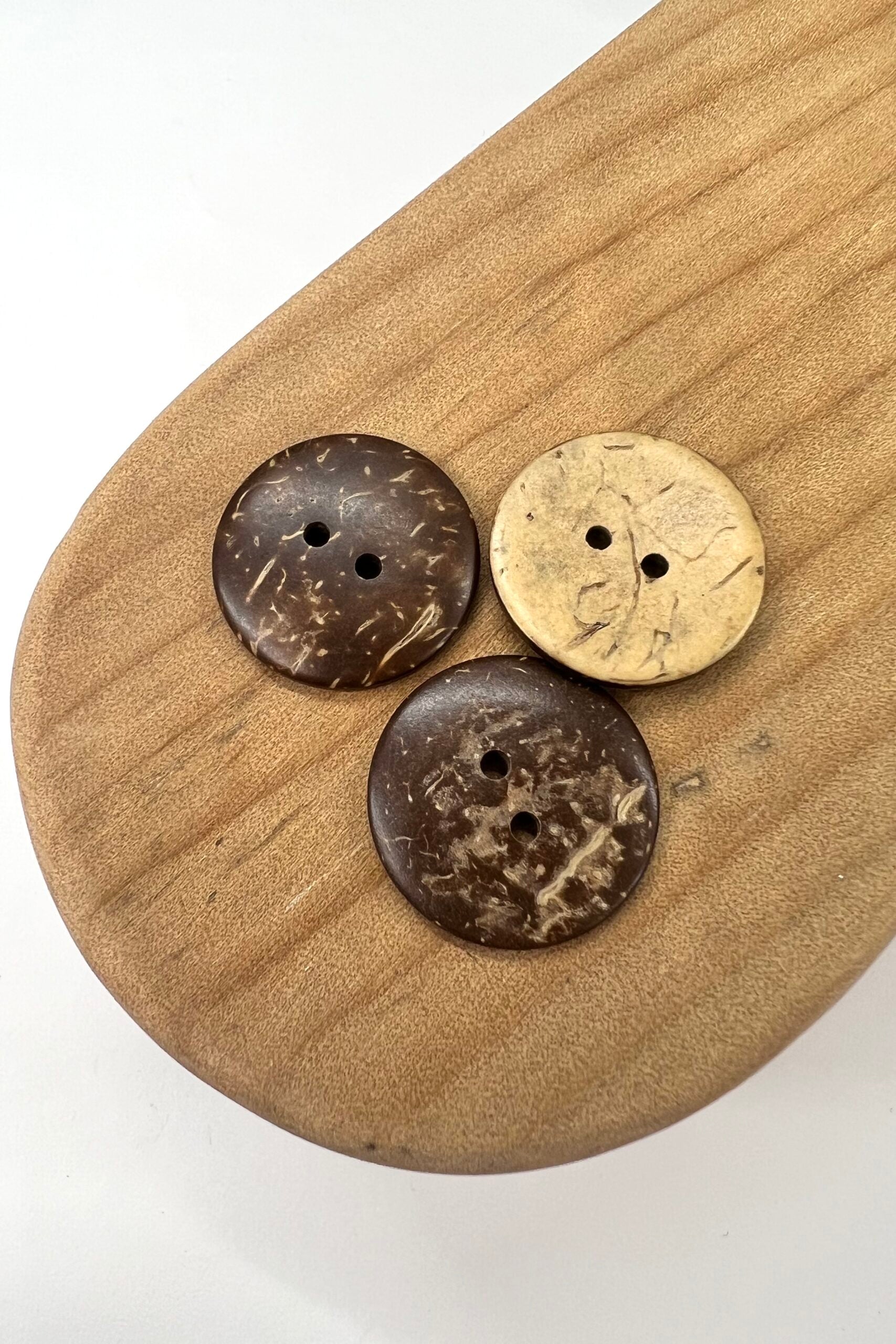 Coconut Shell Button | 25mm