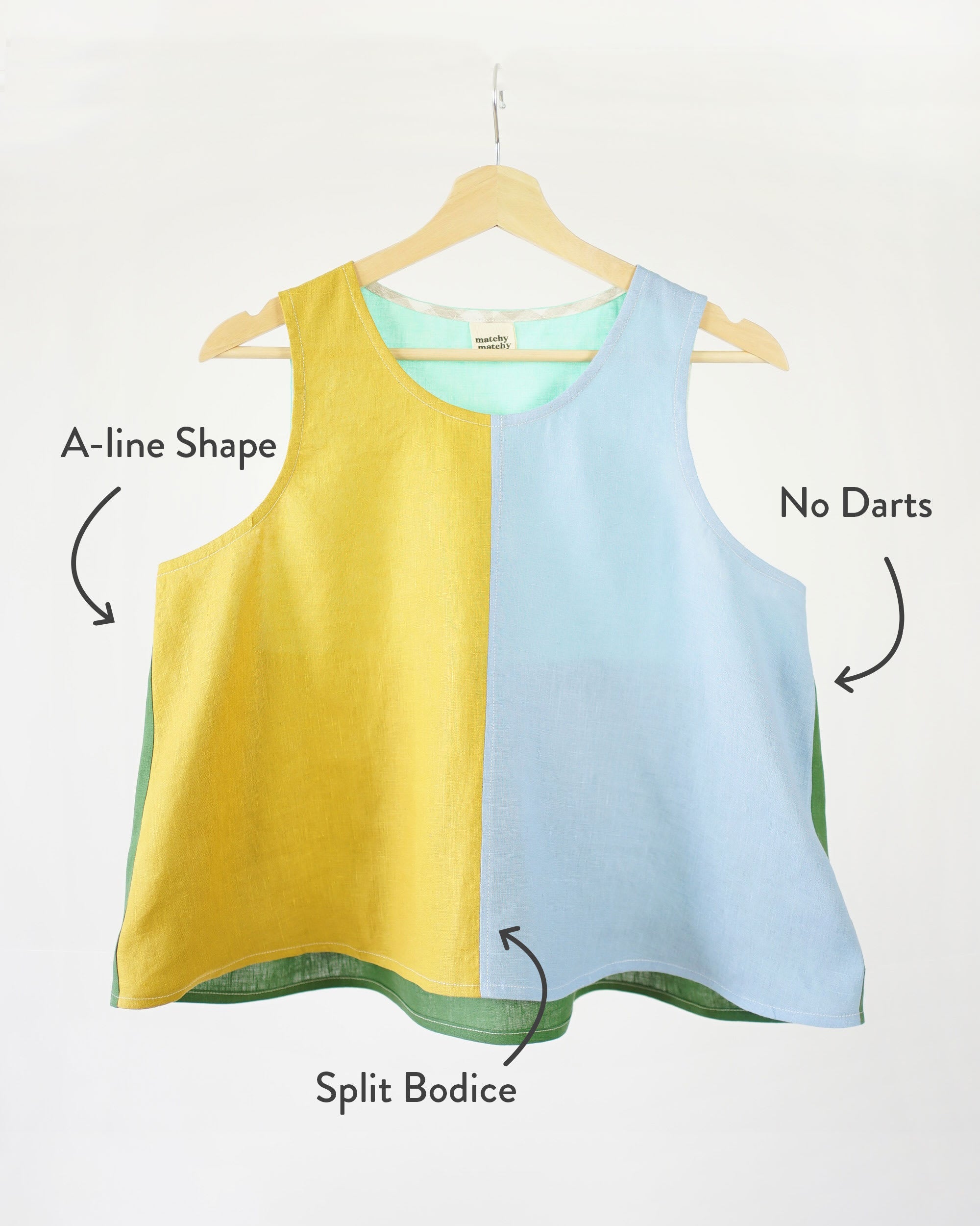 Peplum Split Tank