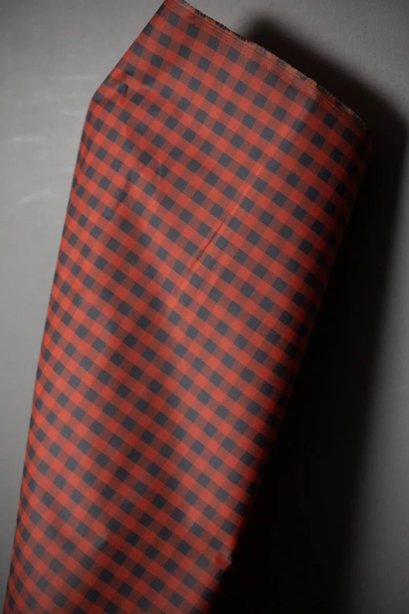 Founding Red Gingham Oilskin by Merchant & Mills