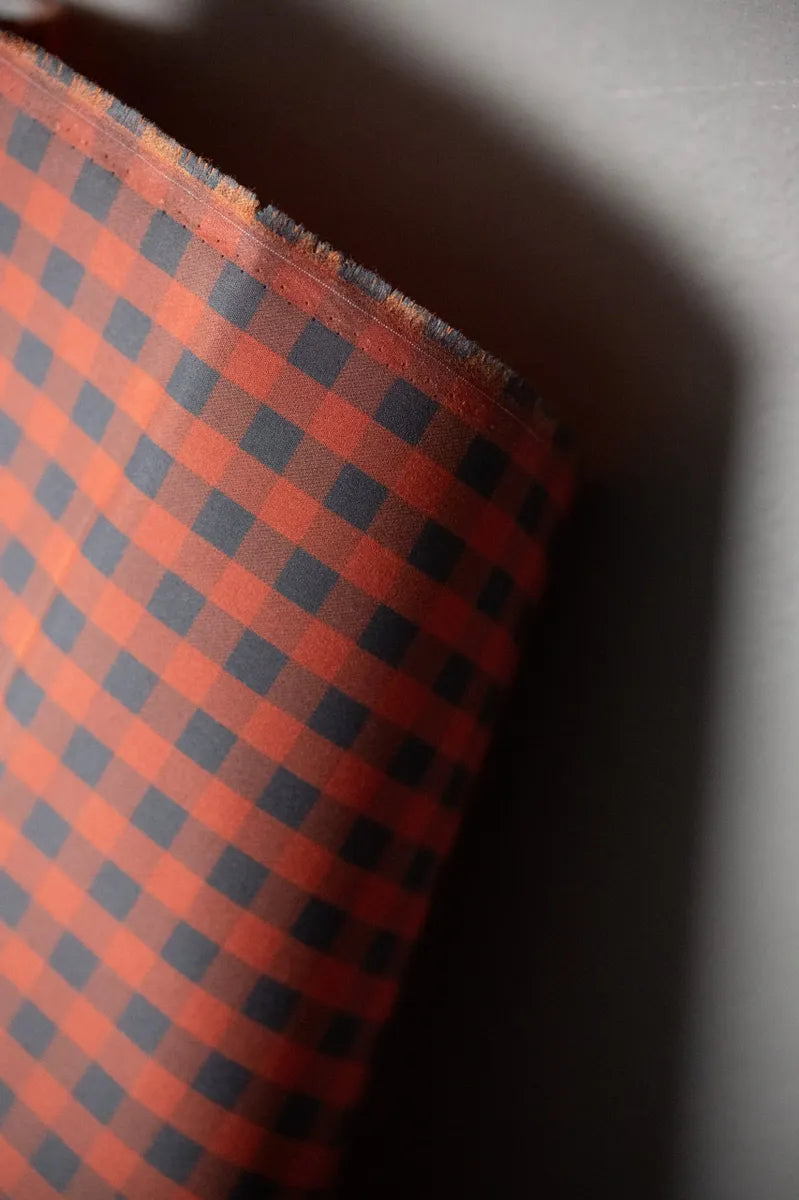 Founding Red Gingham Oilskin by Merchant & Mills