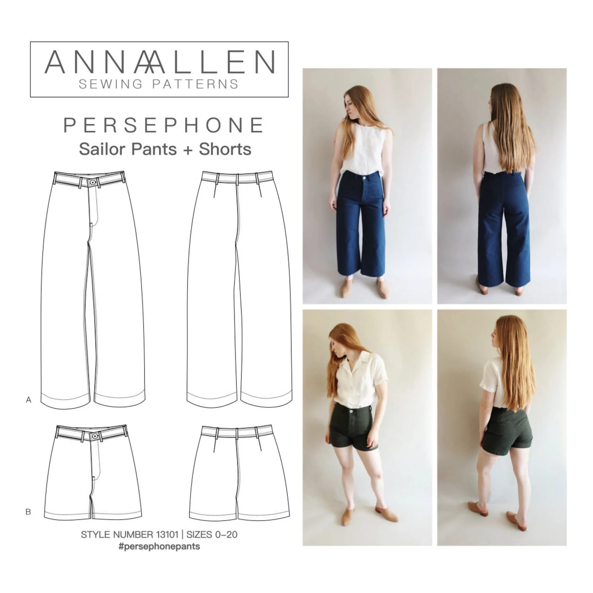 Persephone Pants + Shorts