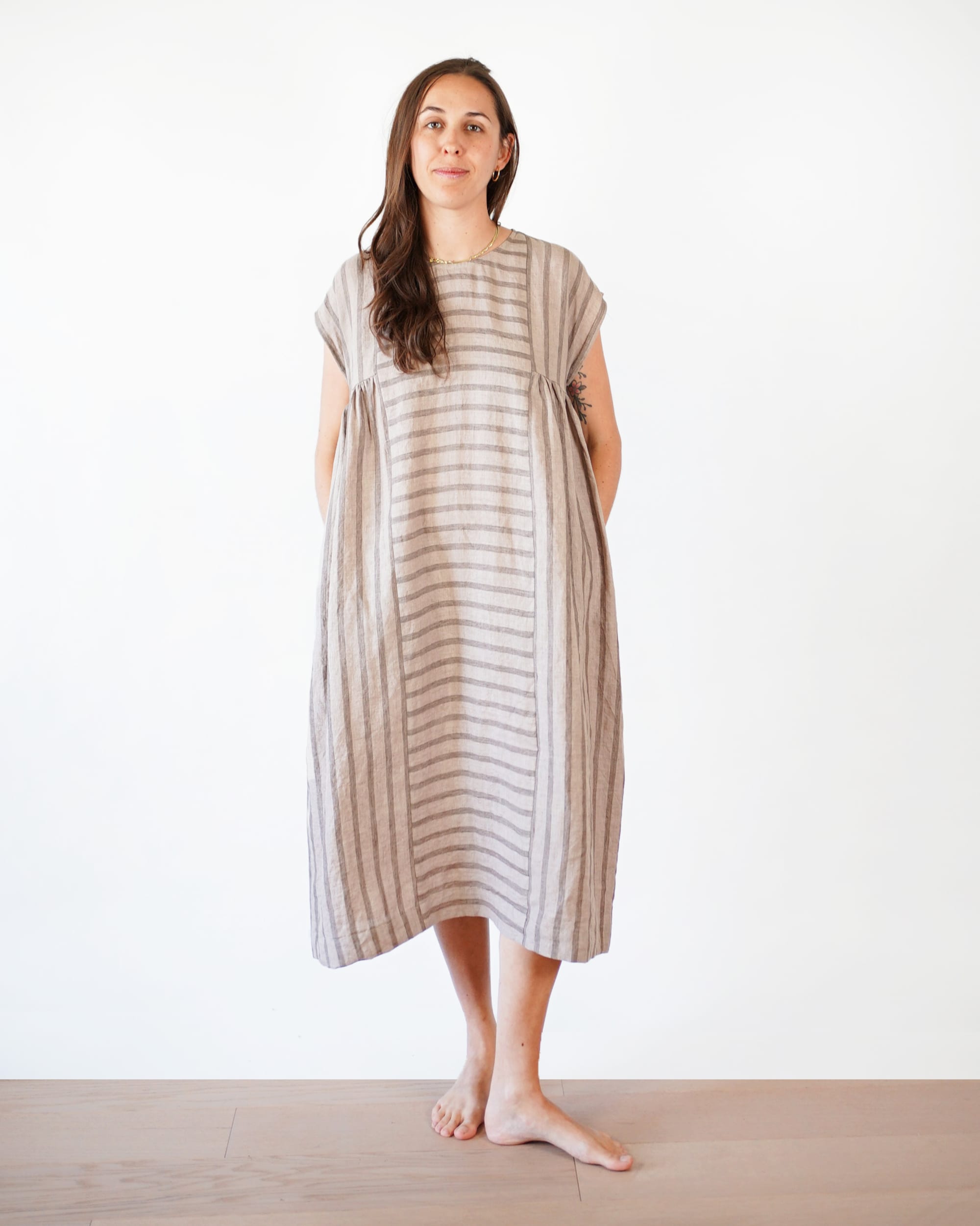 Collage Gather Dress