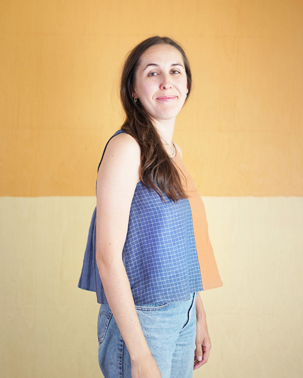 Peplum Split Tank