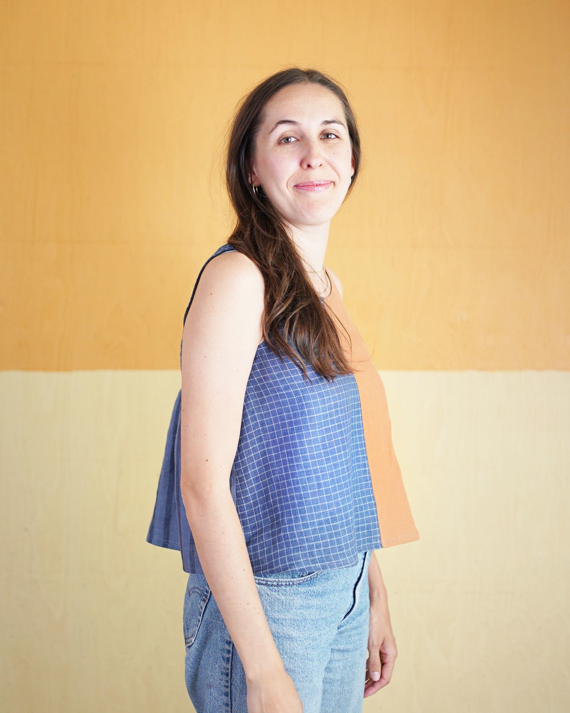 Peplum Split Tank