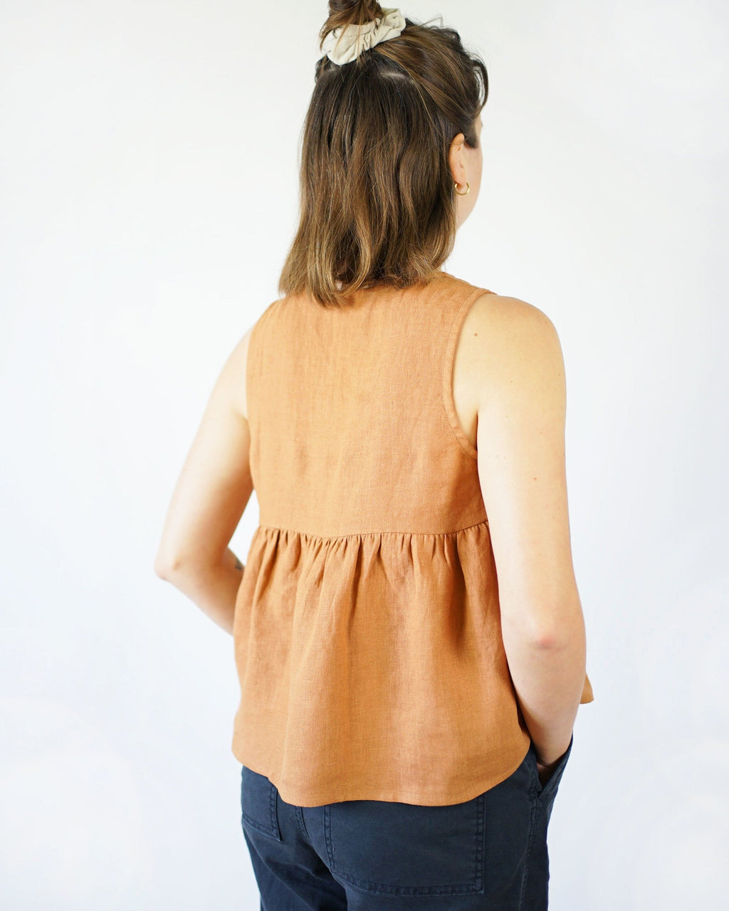 Peplum Split Tank