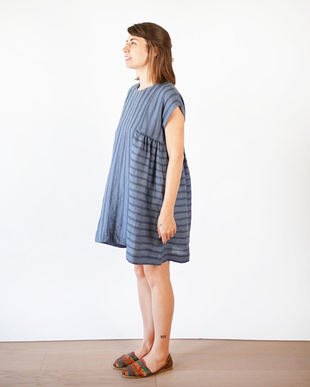 Collage Gather Dress