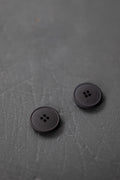 Black Hemp Button | 15mm
