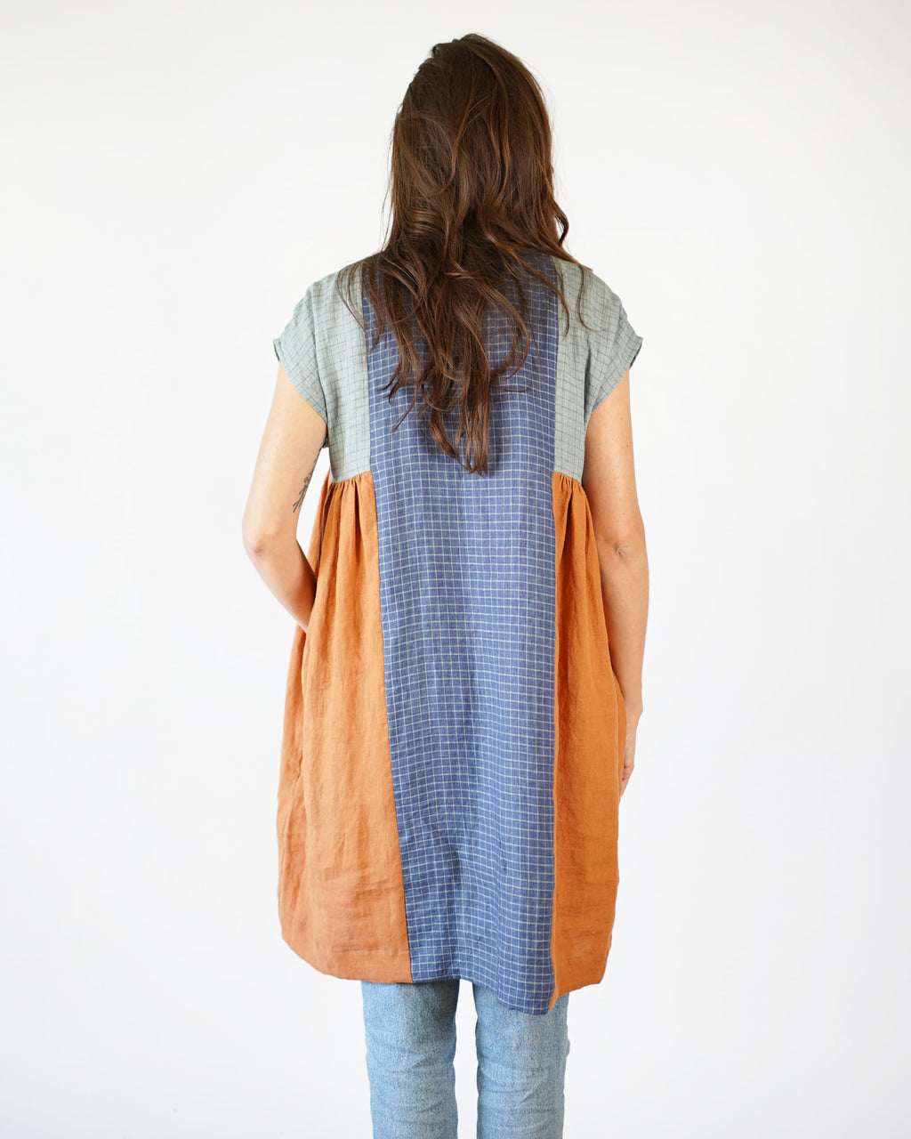 Collage Gather Dress