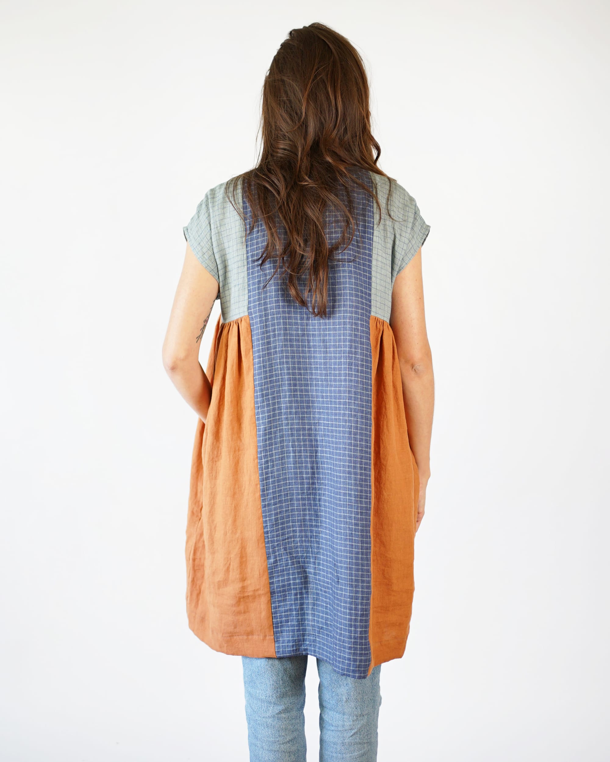 Collage Gather Dress