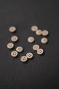 Ecru Cotton Button | 11mm