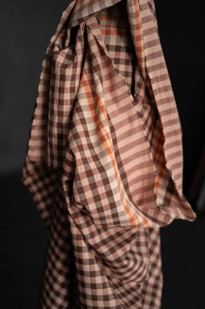 Flavour Notes Organic Cotton/Linen Check