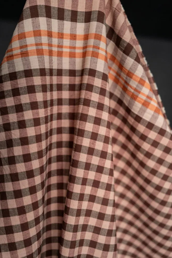 Flavour Notes Organic Cotton/Linen Check