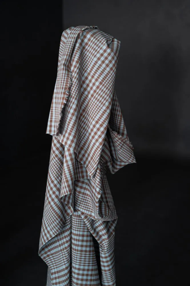 Frankie Organic Cotton/Linen Check