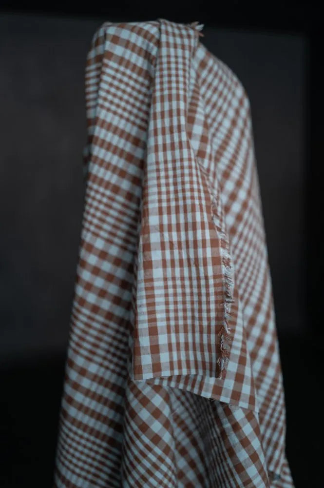 Frankie Organic Cotton/Linen Check