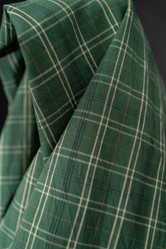 Hispi Organic Cotton/Linen Check