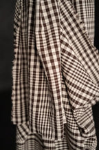 Log Cabin Organic Cotton/Linen Check
