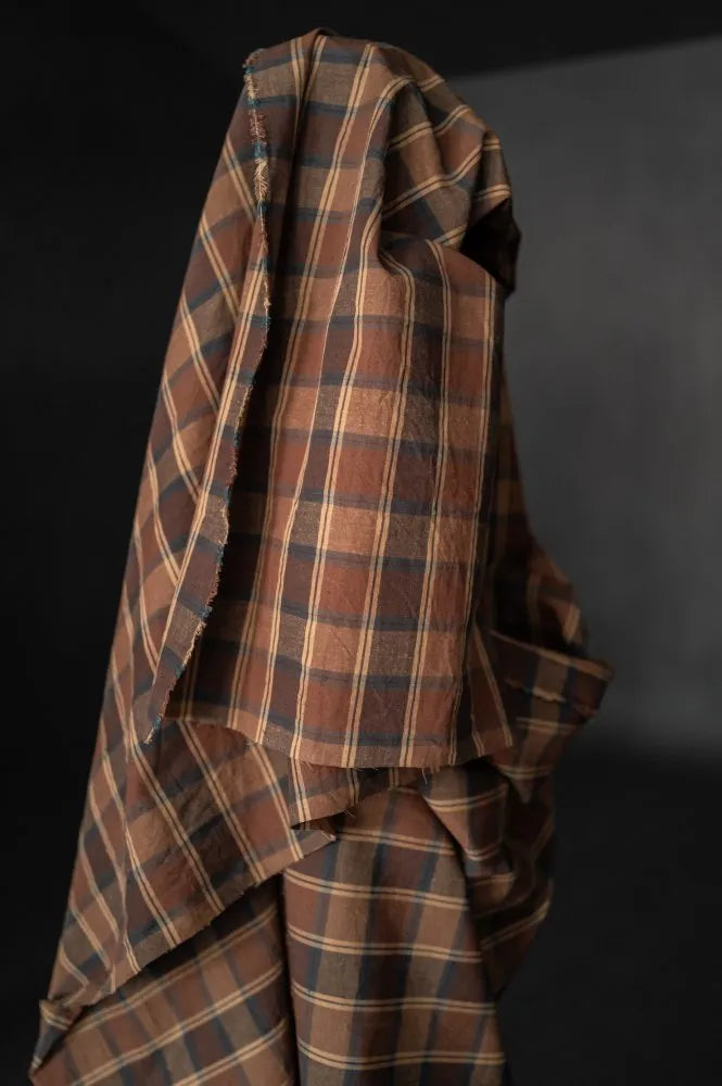 Mallion Organic Cotton/Linen Check