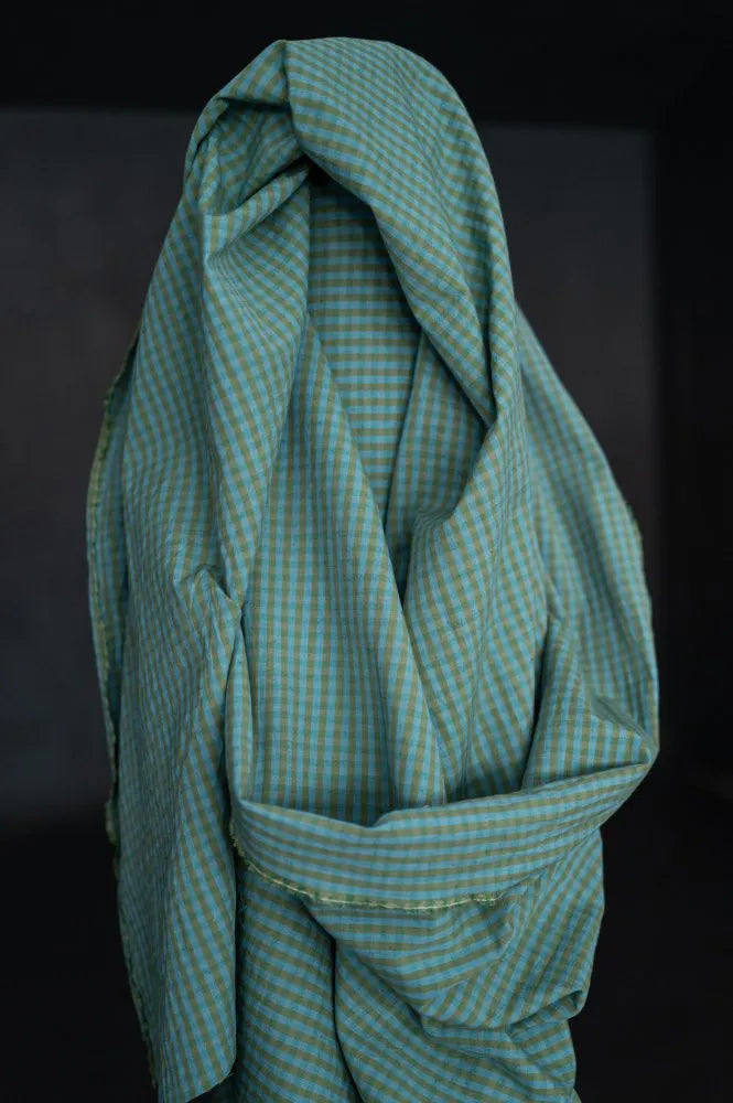 Springwater Organic Cotton/Linen Check