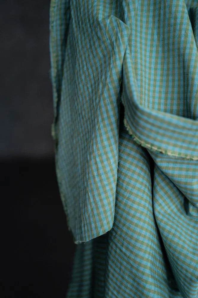 Springwater Organic Cotton/Linen Check