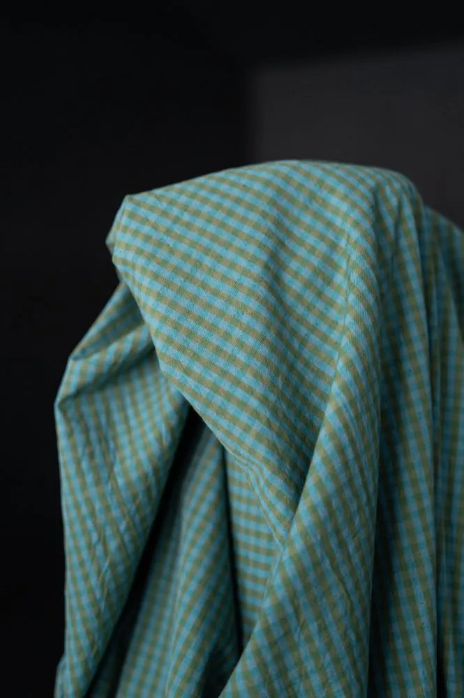 Springwater Organic Cotton/Linen Check