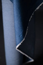 8oz Medium Blue Washed Cotton Denim